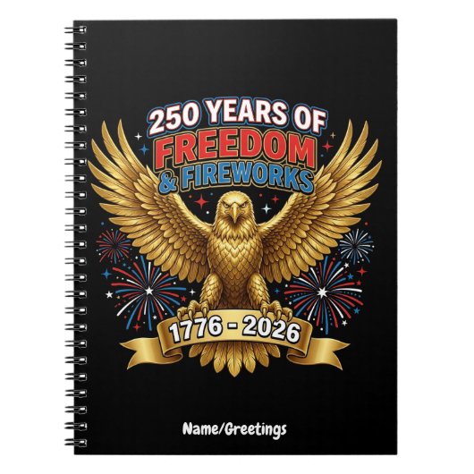 Carnet 250 Ans de Liberté et de Feux d'Artifice  (Devant)