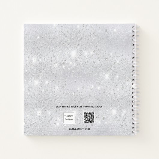 Carnet 25e anniversaire mariage parties scintillant argen (Dos)