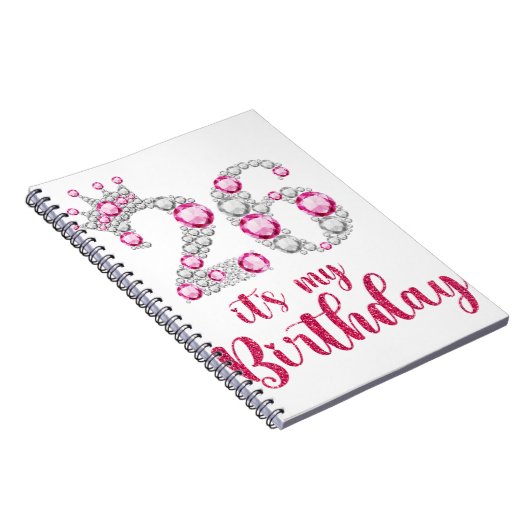 Carnet 26 C'est mon anniversaire 26e anniversaire Bda 26 (Côté Droit)