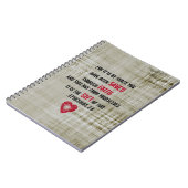 Carnet 2:8 d'Ephesians de vers de bible (Côté gauche)