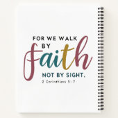 Carnet 2 Corinthians 5:7 Trust Over Visible Certainty (Dos)