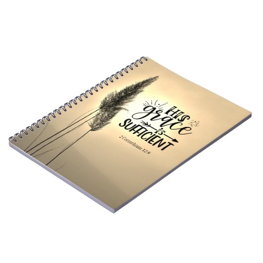 Carnet 2 Corinthiens 12:9 Sa grâce suffit (Côté gauche)