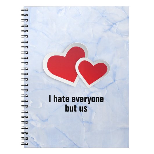 Carnet 2 Red Hearts (Devant)