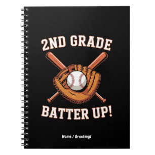 Carnet 2e année premier jour Batter Up Baseball école