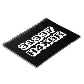 CARNET 31337 H4X0R (Côté gauche)