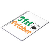 Carnet 31 octobre - Halloween (Côté gauche)