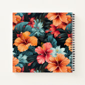 Carnet #32 Motif floral (Dos)