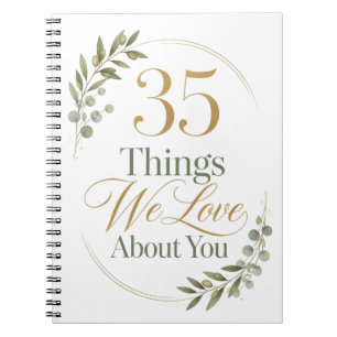 Carnet 35 choses que nous aimons de toi ami