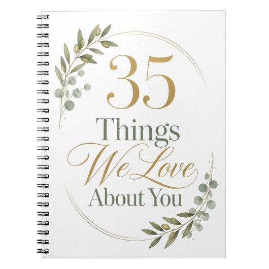 Carnet 35 choses que nous aimons de toi ami (Devant)
