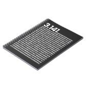 Carnet 3.14 Mathématiques de jour Pi Nombre irrationnel P (Côté gauche)
