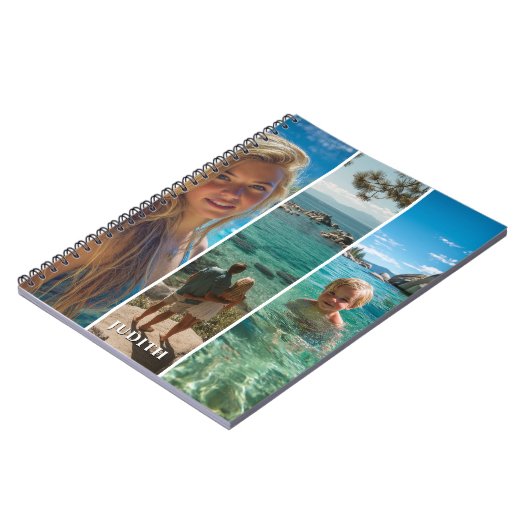 Carnet 3 Long Vertical Strip Boho Photo (Côté gauche)