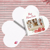 Carnet 3 Photo Collage Floral Moderne Fête des mères élég