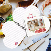 Carnet 3 Photo Collage Floral Moderne Fête des mères élég