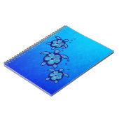 Carnet 3 tortues bleues de Honu (Côté gauche)