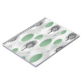 Carnet 3D Abstrait avec cercles Cardiaque Arbre (Côté gauche)