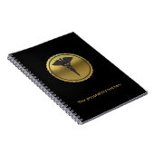 Carnet 3D Gold Professional Medical Caduceus Emblem (Côté Droit)