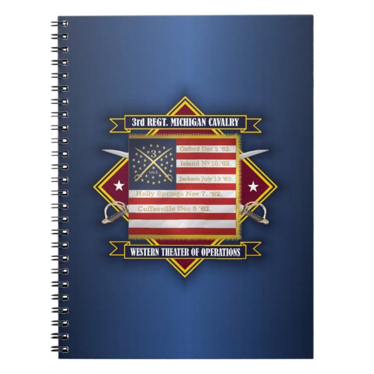 Carnet 3e cavalerie du Michigan (Devant)