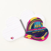Carnet 404 Gravité introuvable - Art Spop Rétro (Intérieur)