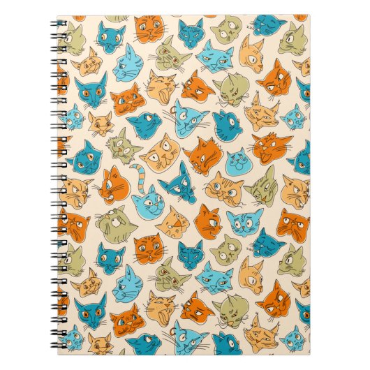 Carnet 40 visages de chat et une queue (Devant)