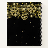 Carnet 40e anniversaire Guestbook Gold Black Winter (Dos)