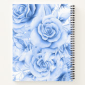 Carnet 40e anniversaire Guestbook Party Floral Navy Blue (Dos)