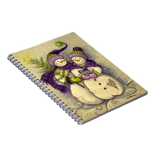 Carnet 4882 Noël des Snowmen (Côté Droit)