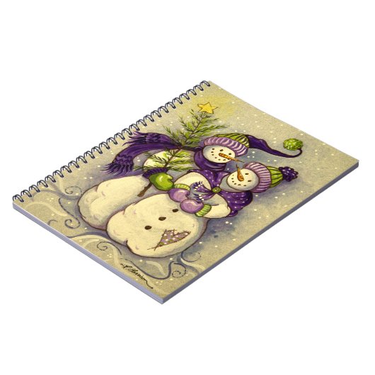 Carnet 4882 Noël des Snowmen (Côté gauche)