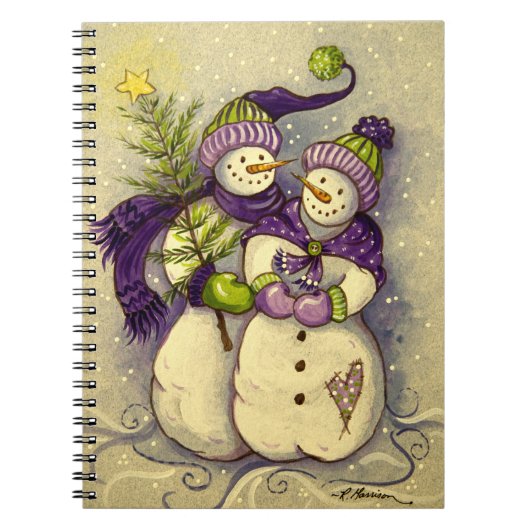 Carnet 4882 Noël des Snowmen (Devant)