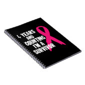 Carnet 4 Ans Et compter Je suis Un Survivant Cancer du Se (Côté Droit)