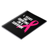 Carnet 4 Ans Et compter Je suis Un Survivant Cancer du Se (Côté gauche)