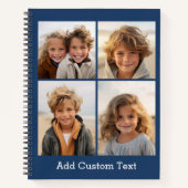 Carnet 4 Collage de photos - vous pouvez changer la coule (Devant)