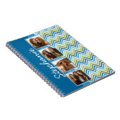 Carnet 4 Collage photo Chevron coloré (Côté Droit)
