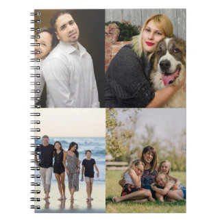 Carnet  4 Family Photo Collage Custom