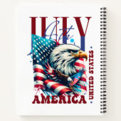 Carnet 4 juillet American Eagle Sublimation-61904 (Dos)