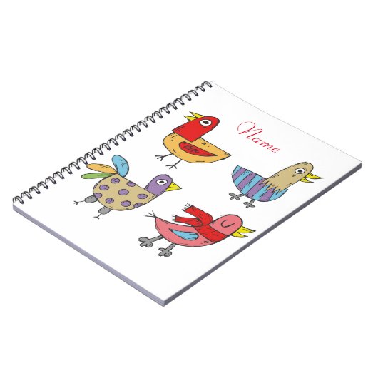 Carnet 4 Oiseaux amusants Thunder_Cove (Côté gauche)