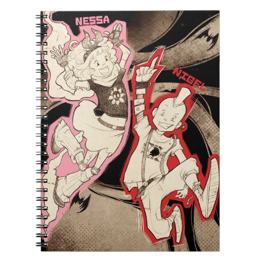 Carnet 4 petits monstres - groupe (Devant)