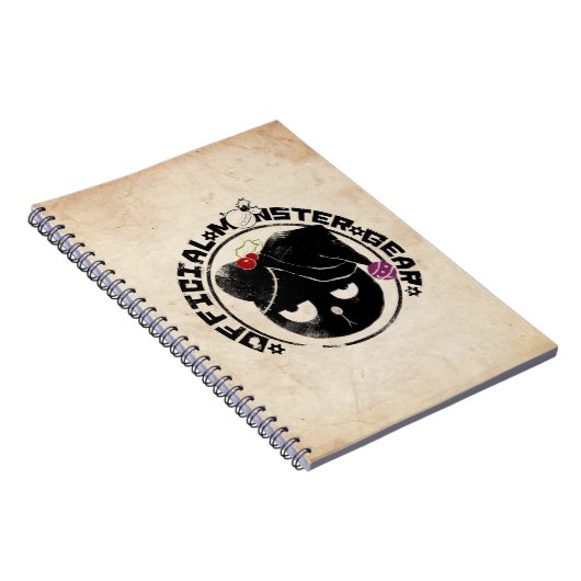 Carnet 4 petits monstres - logo de vacances de Michael (Côté Droit)