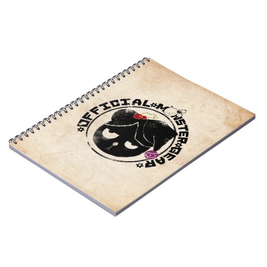 Carnet 4 petits monstres - logo de vacances de Michael (Côté gauche)