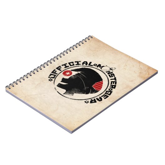 Carnet 4 petits monstres - logo de vacances de Nigel (Côté gauche)