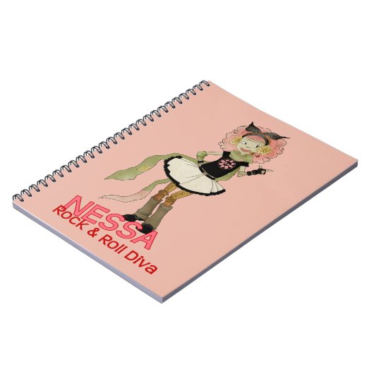 Carnet 4 petits monstres - Nessa (Côté gauche)