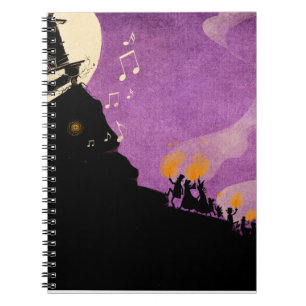Carnet 4 petits monstres - nuit de Halloween