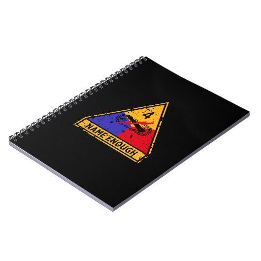 Carnet 4e division blindée "Nom suffisant" (Côté gauche)