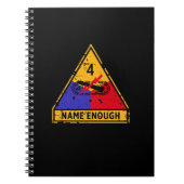 Carnet 4e division blindée "Nom suffisant" (Devant)