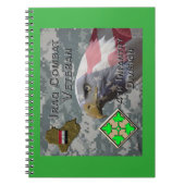 Carnet 4e Division d'infanterie Irak Vétérinaire de comba (Devant)