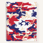 Carnet 4th of July, Independence day, Camouflage Beige (Devant)