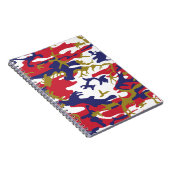 Carnet 4th of July, Independence day, Camouflage Gold (Côté Droit)