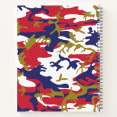 Carnet 4th of July, Independence day, Camouflage Gold (Dos)