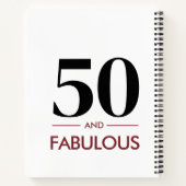 Carnet 50 And Fabulous Modern Cherry Wine Birthday Saying (Dos)