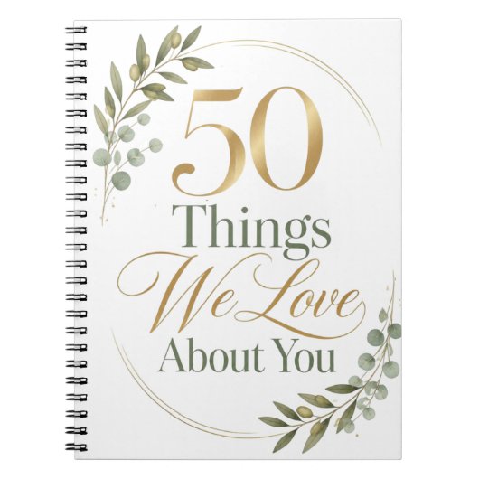 Carnet 50 choses que nous aimons de toi ami (Devant)