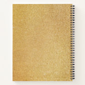 Carnet 50 et fabuleux or personnalisé Birthday Guest (Dos)